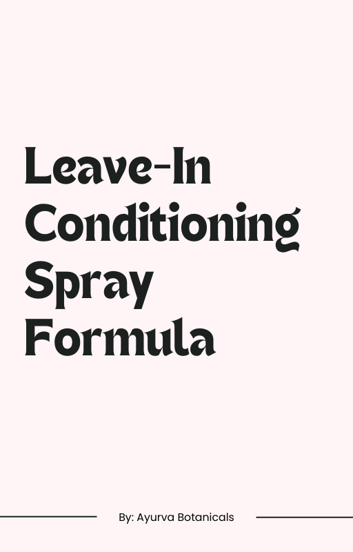 Leave-In Conditioning Spray Formula